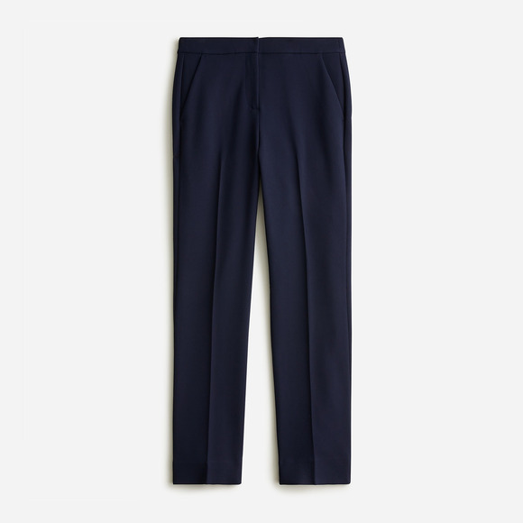 J.Crew Kate Straight Leg Pant in Four Season Stretch Navy 00 - Picture 3 of 3
